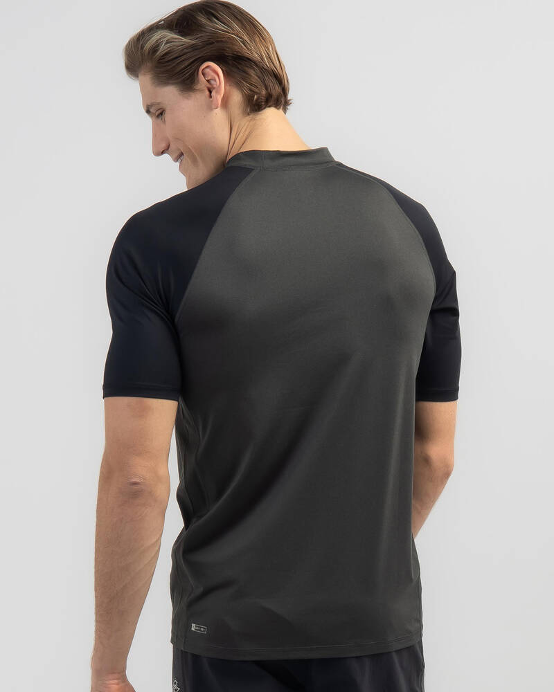 Rip Curl Shock UPF Short Sleeve Rash Vest for Mens