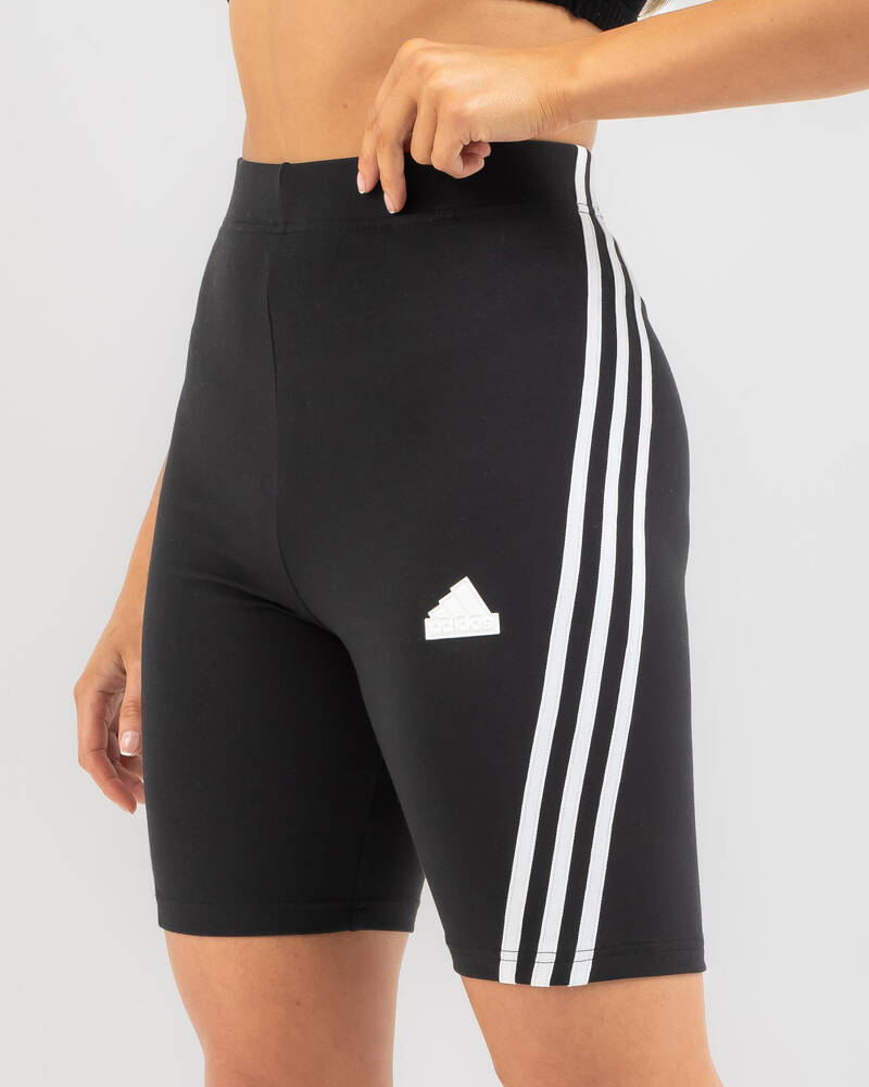 adidas Future Icon 3 Stripe Bike Shorts for Womens