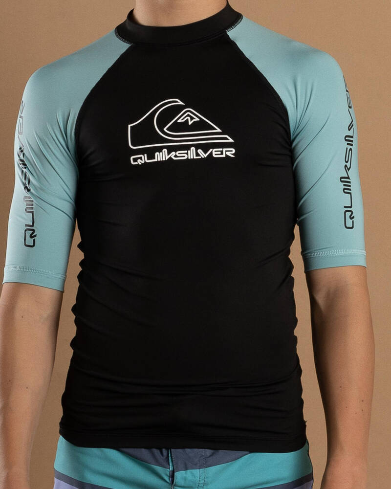 Quiksilver Boys'  On Tour Short Sleeve Wet Shirt for Mens