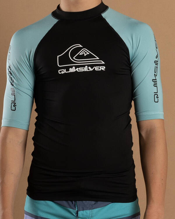 Quiksilver Boys'  On Tour Short Sleeve Wet Shirt for Mens