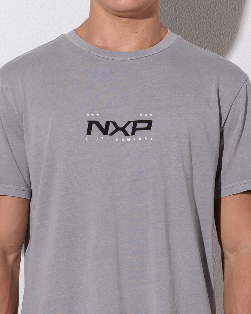 Nena & Pasadena Deliberate Dual Curved T-Shirt for Mens