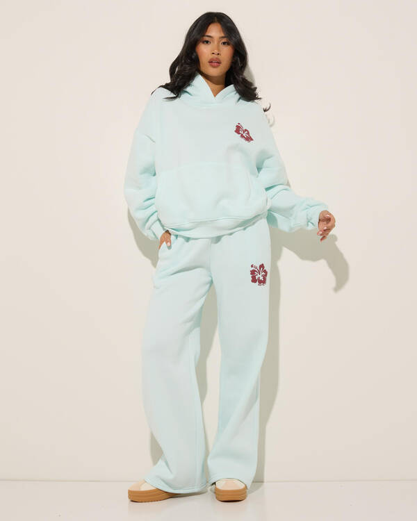 Malibu Lounge Hibiscus Hoodie for Womens