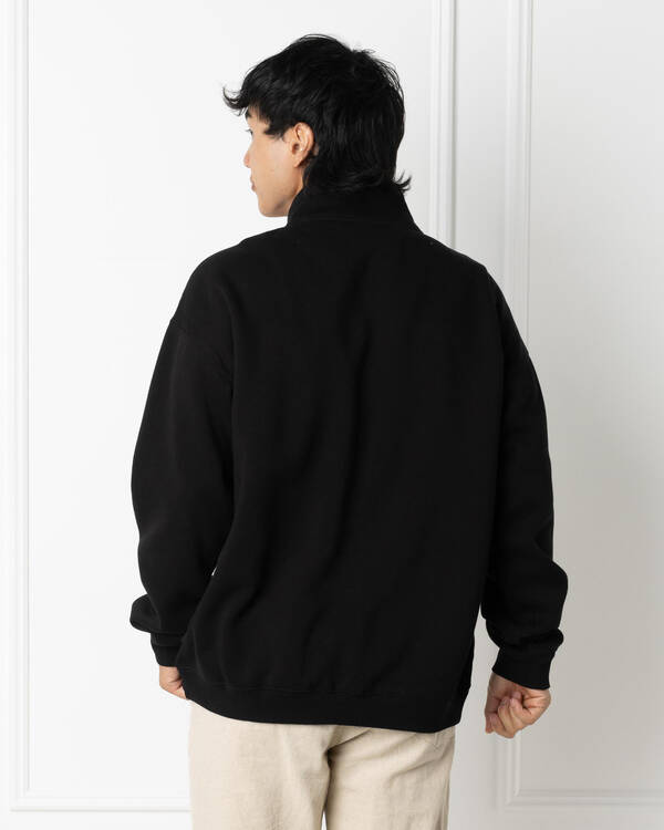 Rip Curl Pill Icon 1/4 Zip Crewneck Sweatshirt for Mens
