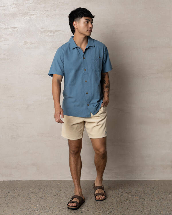 Rhythm Flag Short Sleeve Shirt for Mens