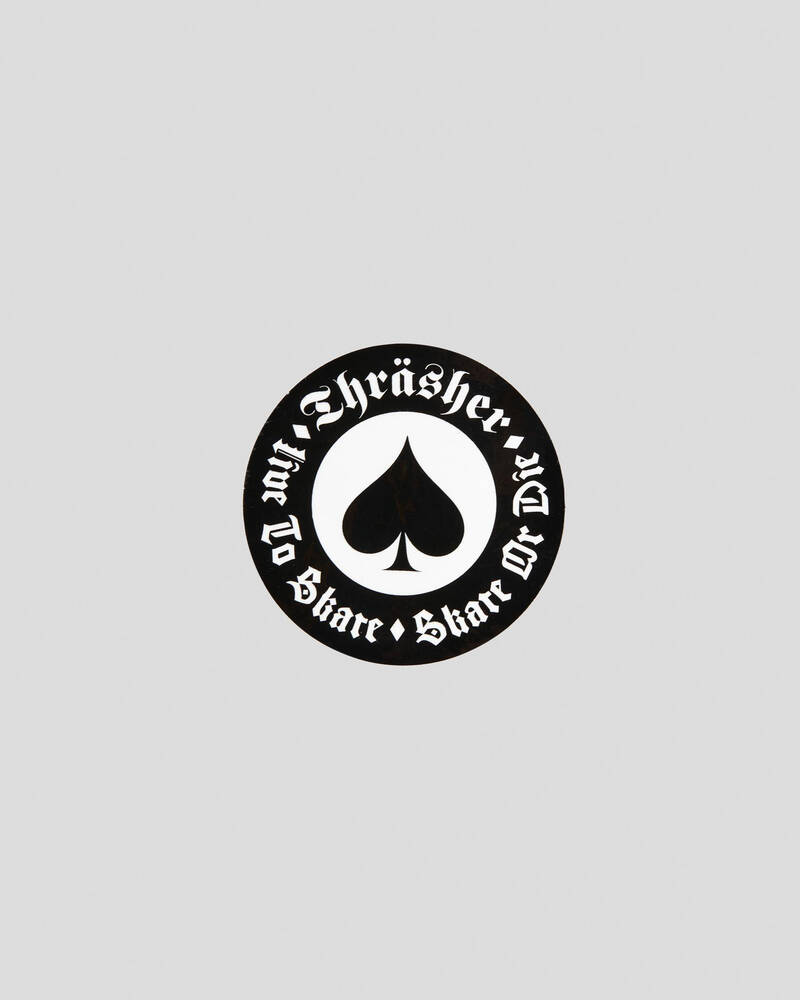 Thrasher Oath Circle Sticker for Mens