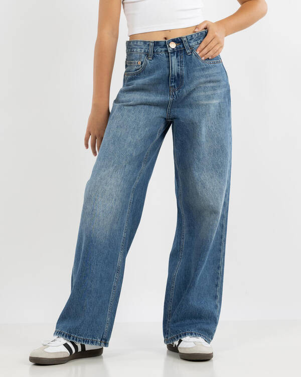 DESU Girls' Soho Wide Leg Jeans for Womens