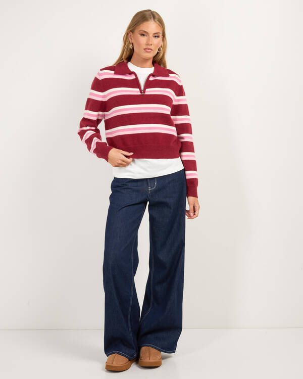 Ava And Ever Cadillac Zip Knit Jumper for Womens