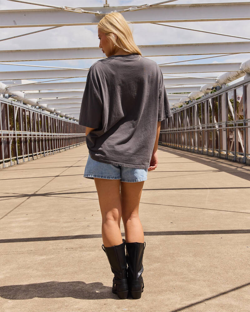 Thrills Polished Wings Oversized T-Shirt for Womens