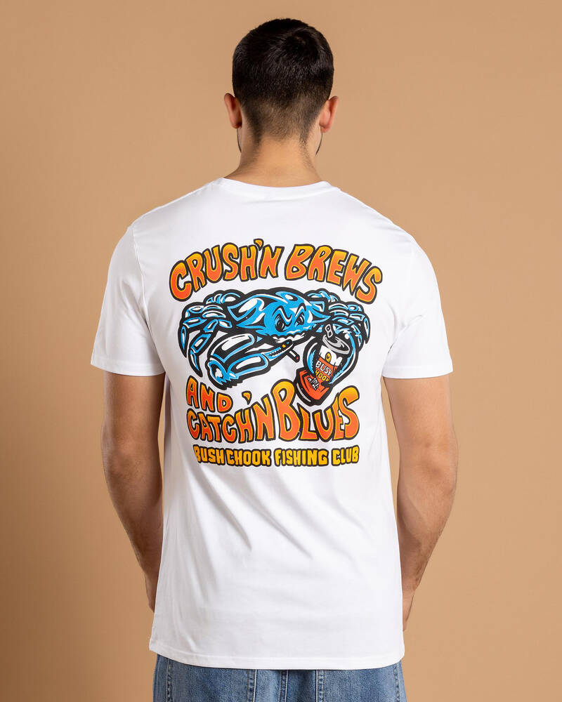 Bush Chook Crush'N Brews T-Shirt for Mens