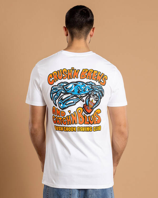 Bush Chook Crush'N Brews T-Shirt for Mens