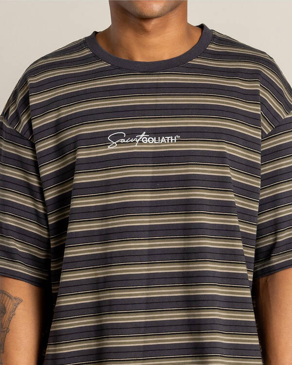 St. Goliath Brooks Stripe T-Shirt for Mens