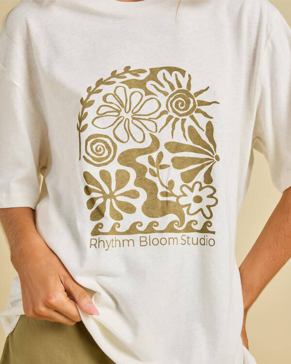 Rhythm Bloom Studio Oversized T-Shirt for Womens