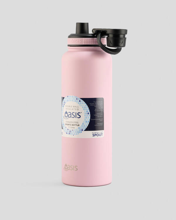 Oasis Stainless Steel 1.1L Challenger Drink Bottle for Unisex