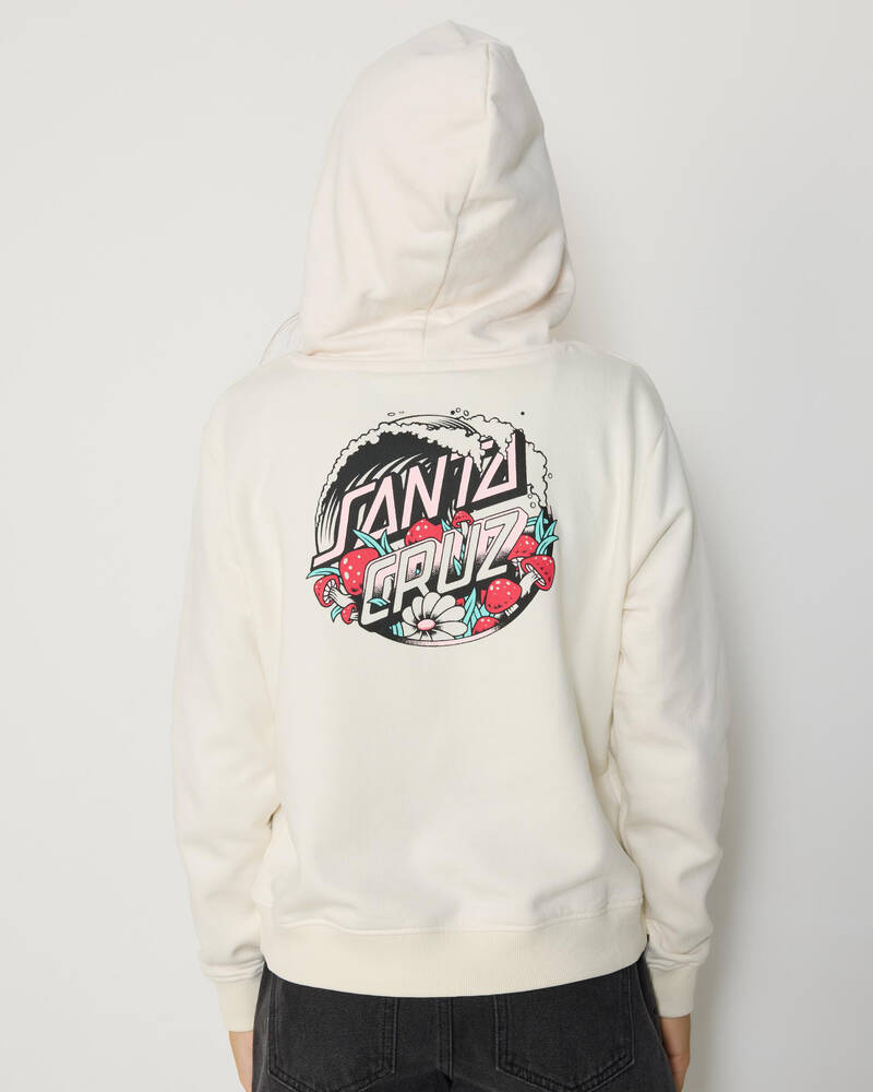 Santa Cruz Girls' Mushroom Wave Dot Splice Hoodie for Womens