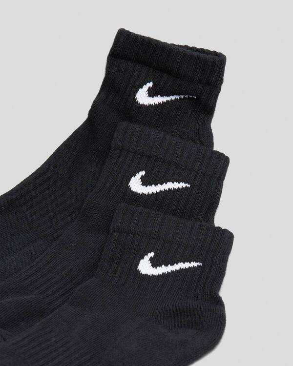 Nike Boys' Training Ankle Socks 3 Pack for Mens