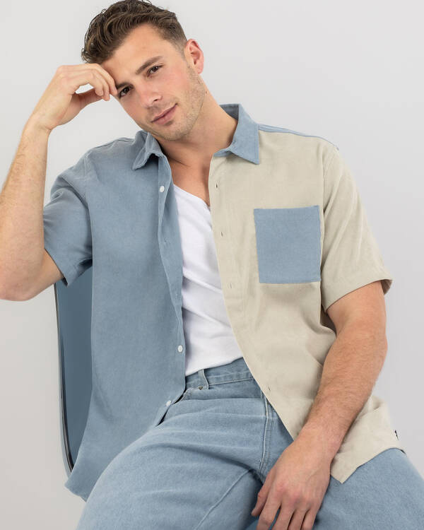 Town & Country Surf Designs Stinger Cord Short Sleeve Shirt for Mens