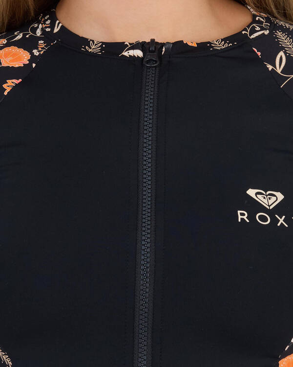 Roxy Kerala Long Sleeve Zipped Rash Vest for Womens