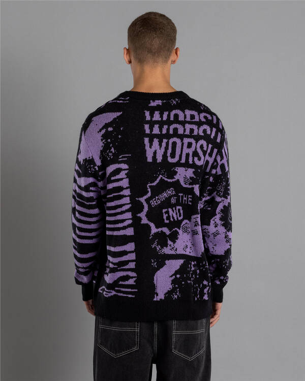 Worship Supplies Chico End Knit Sweatshirt for Mens