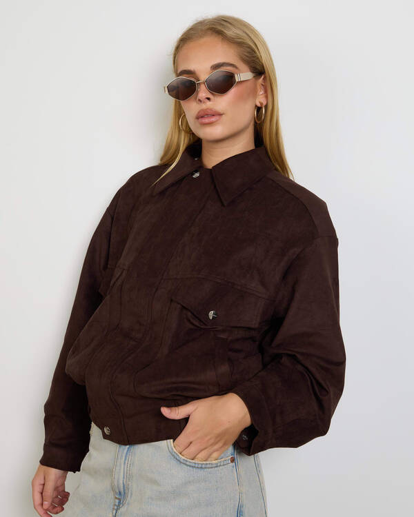 Ava And Ever Hayden Suede Jacket for Womens