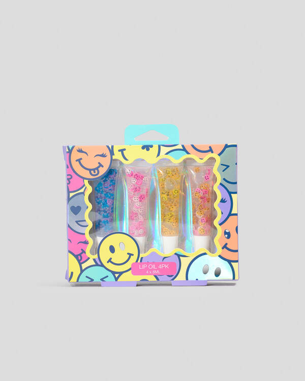Mooloola Smile Lip Gloss 4 Pack for Womens