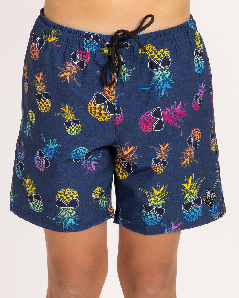 Skylark Boys' Scene Elastic Waist Shorts for Mens