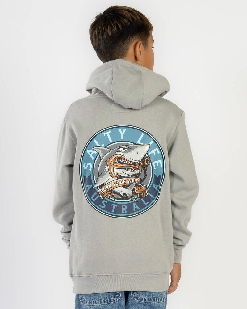 Salty Life Boys' Born To Be Wild Hoodie for Mens