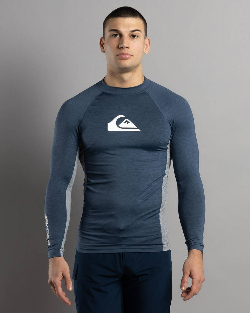 Quiksilver Everyday UPF50 Comp Long Sleeve Rash Vest for Mens
