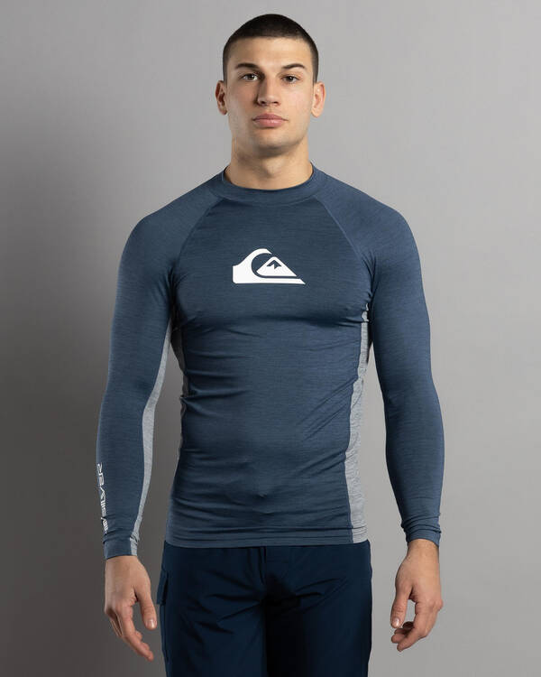 Quiksilver Everyday UPF50 Comp Long Sleeve Rash Vest for Mens
