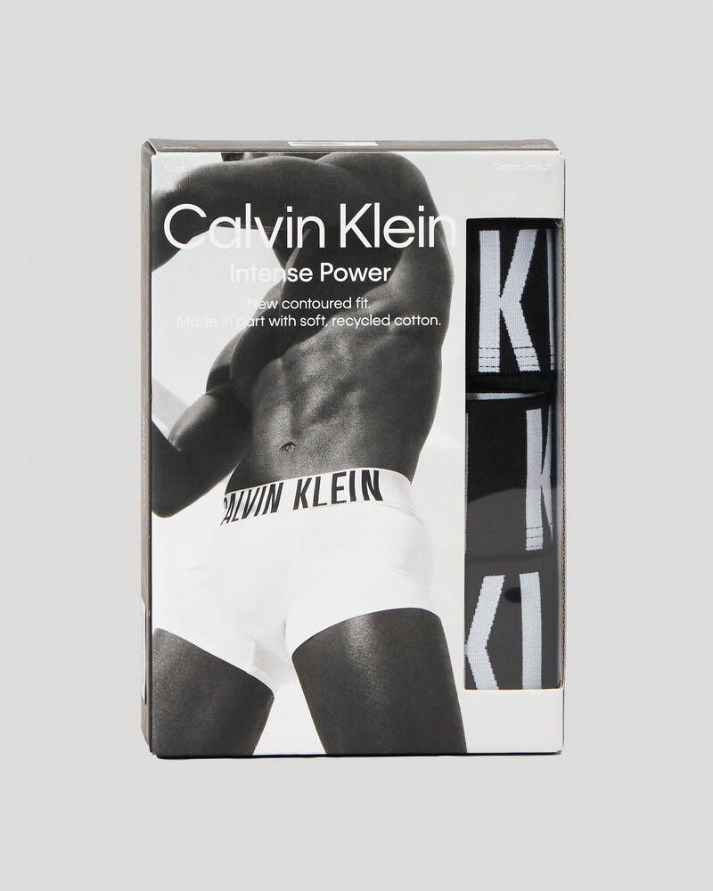 Calvin Klein Intense Power Cotton Trunks 3 Pack for Mens