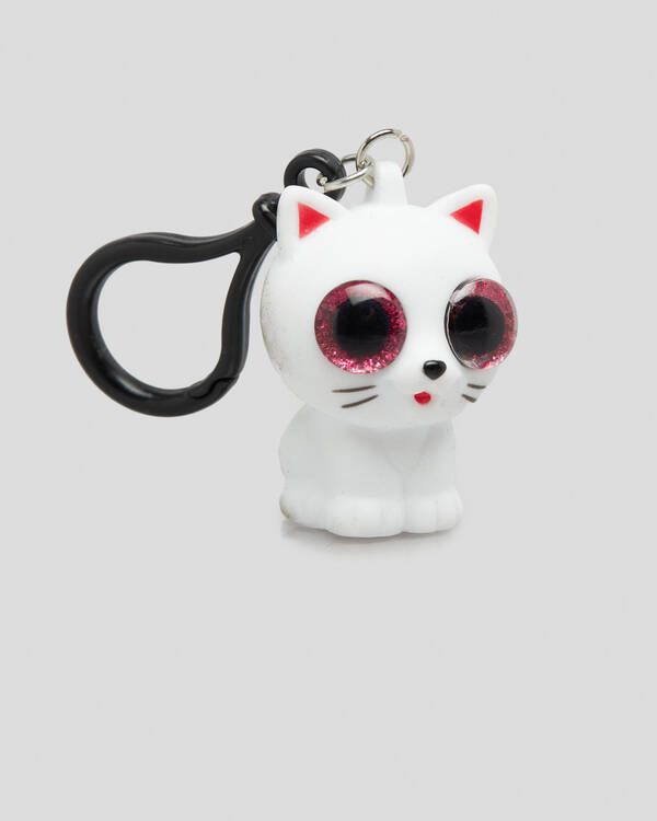 Get It Now Eye Popping Cat Keyring for Unisex