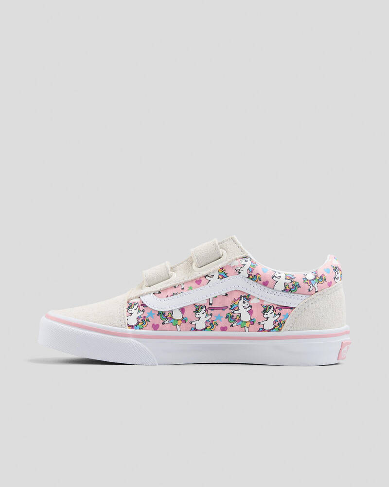 Vans Girls' Old Skool V Shoes for Womens