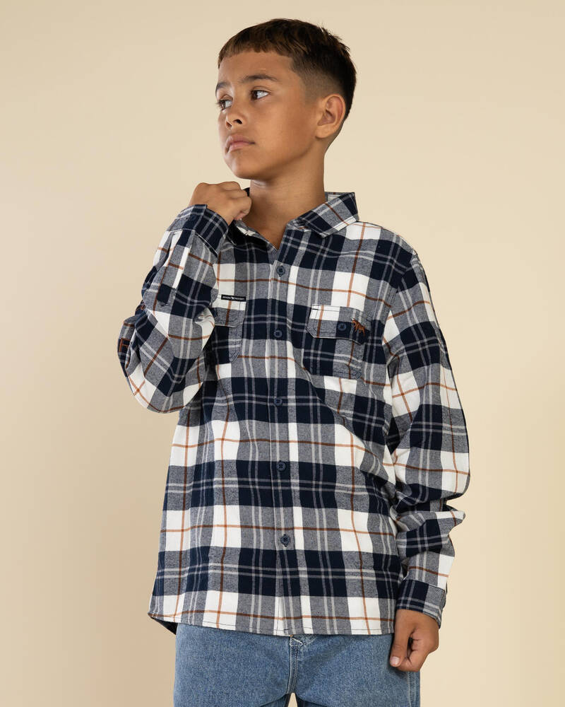 Ringers Western Boys' Rory Long Sleeve Flannel Shirt for Mens