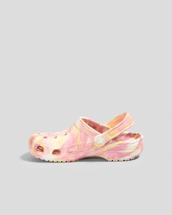 Crocs Kids' Classic Marble Clogs for Unisex