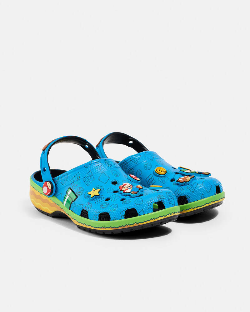 Crocs Classic Super Mario Core Clogs for Unisex