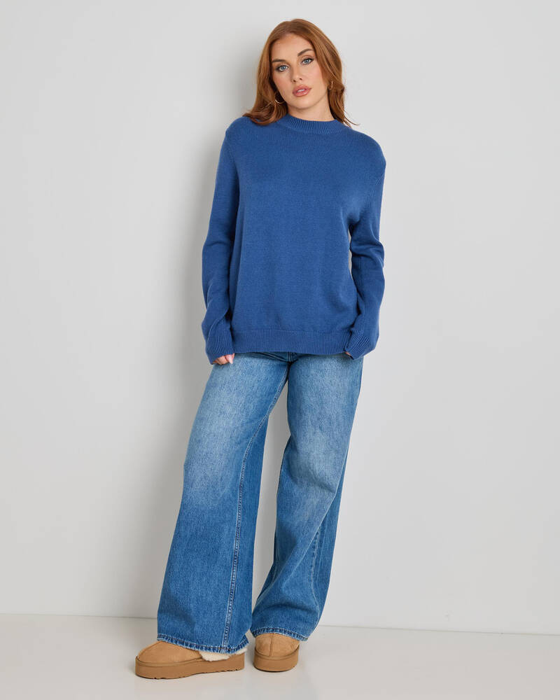 Mooloola Calypso Crew Neck Knit Jumper for Womens