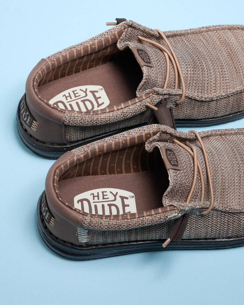 HEYDUDE Wally Stretch Sox Shoes for Mens