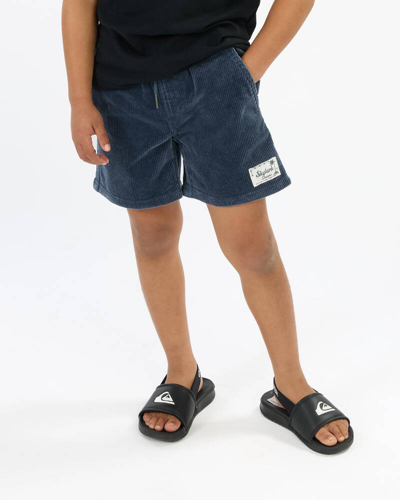 Skylark Toddlers' Cord Elastic Waist Shorts for Mens