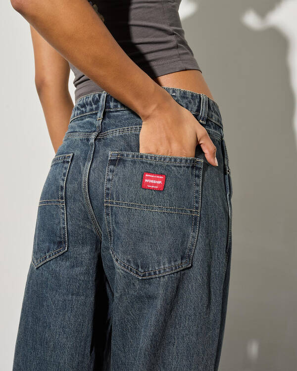Worship Supplies Sloucher Jeans for Womens