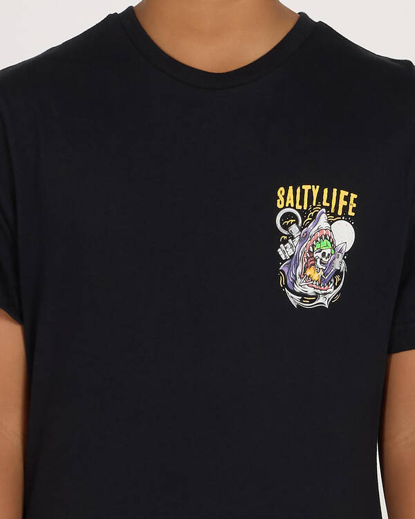 Salty Life Boys' Snap T-Shirt for Mens