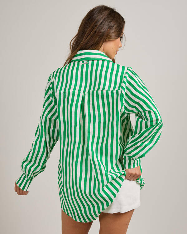 Billabong Kelly Stripe Swell Shirt for Womens