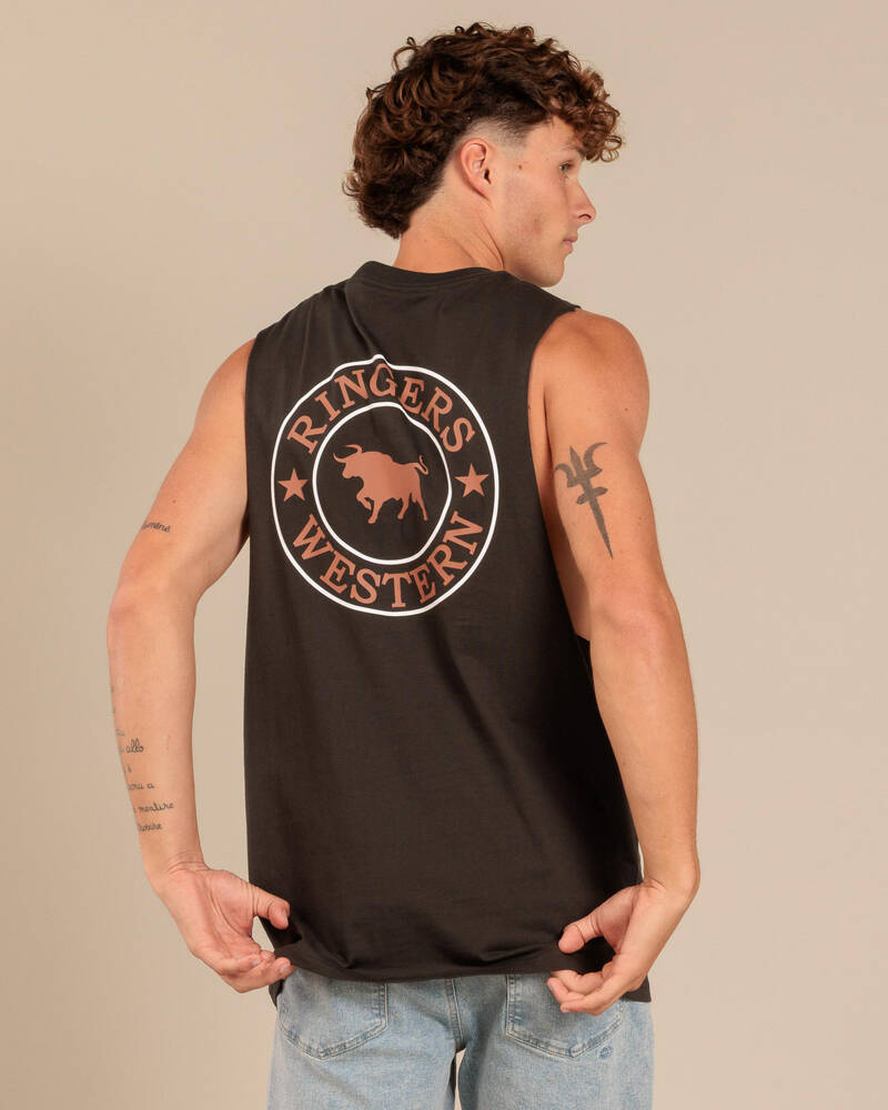 Ringers Western Signature Bull Muscle Tank for Mens