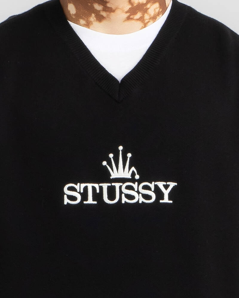 Stussy Glamour Knit Vest for Mens