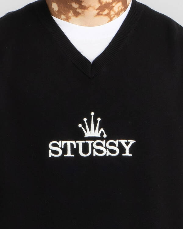 Stussy Glamour Knit Vest for Mens