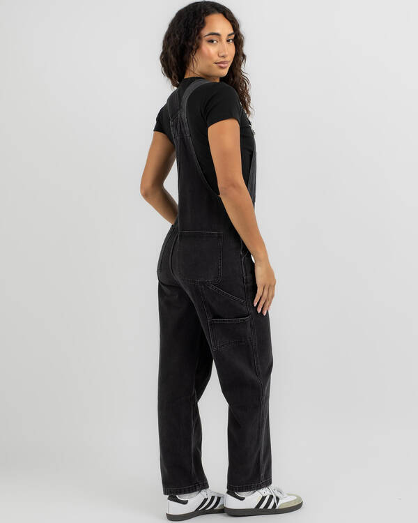 Stussy Nevada Denim Long Overalls for Womens