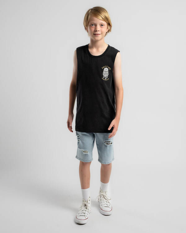 Salty Life Boys' Raiders Muscle Tank for Mens