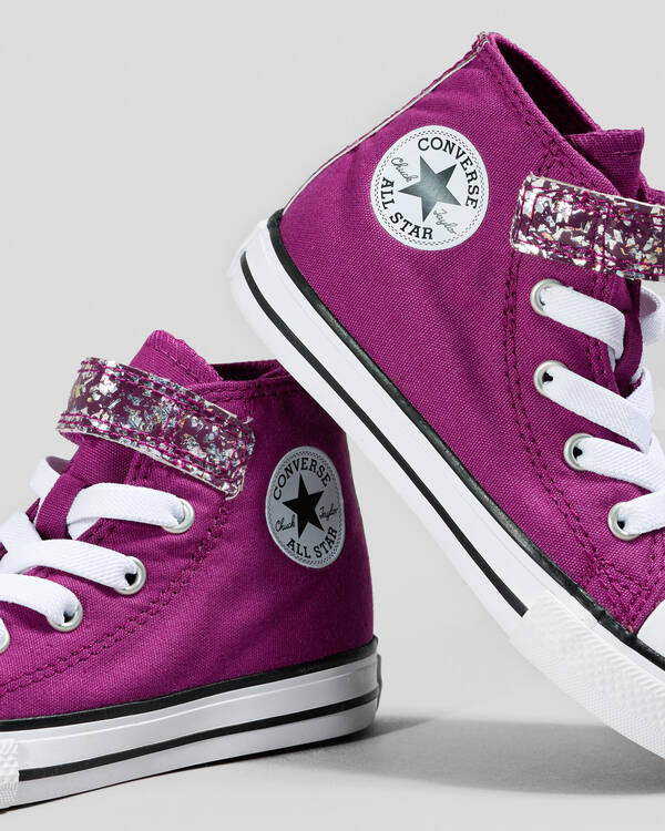Converse Toddlers' Chuck Taylor All Star Shimmer Easy-On Shoes for Womens