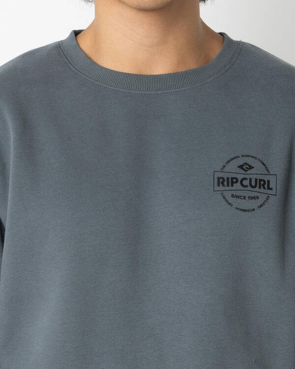 Rip Curl Stapler Crew Sweatshirt for Mens