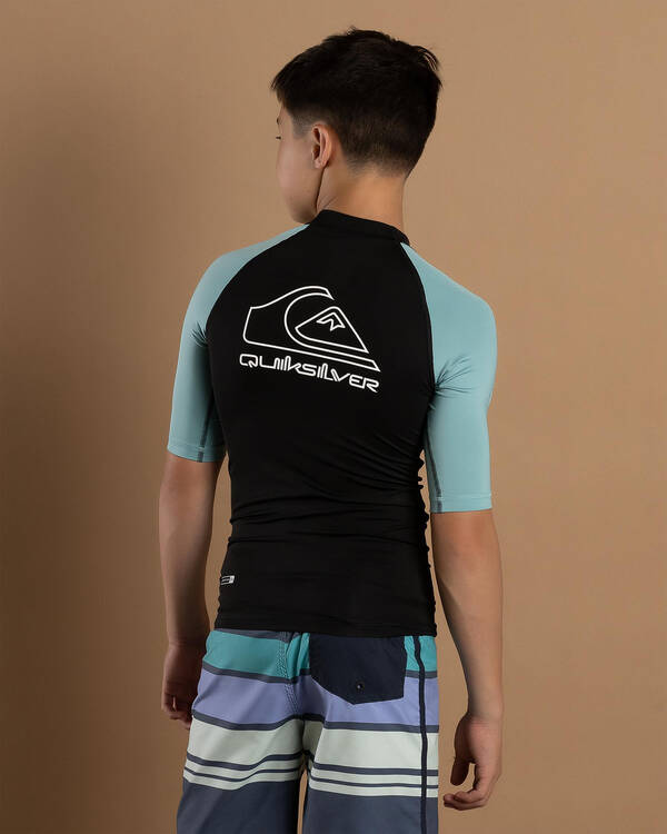 Quiksilver Boys'  On Tour Short Sleeve Wet Shirt for Mens