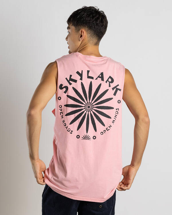 Skylark Blossom Muscle Tank for Mens