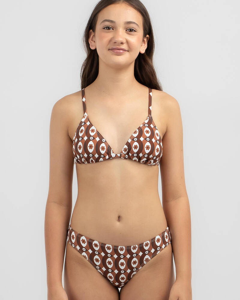 Topanga Girls' Christine Triangle Bikini Set for Womens